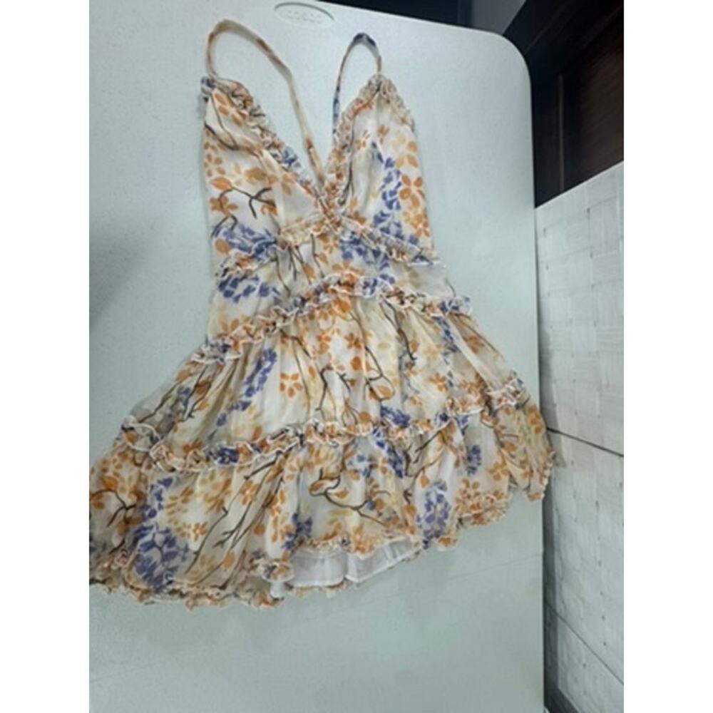 "Hello Molly" Only Yesterday SZ 6 Babydoll Floral Fairy Ruffles Sheer Feminine - Picture 4 of 11